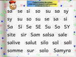 Pratique de lecture son (S)