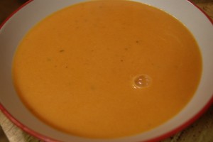 Crème de tomate à la française